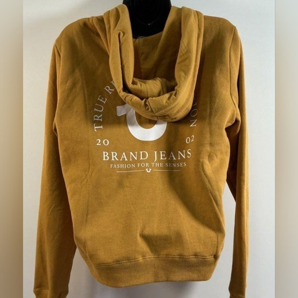 True Religion Women's Zip-Up Hoodie Size L NWT MSRP $119 - Picture 3 of 6